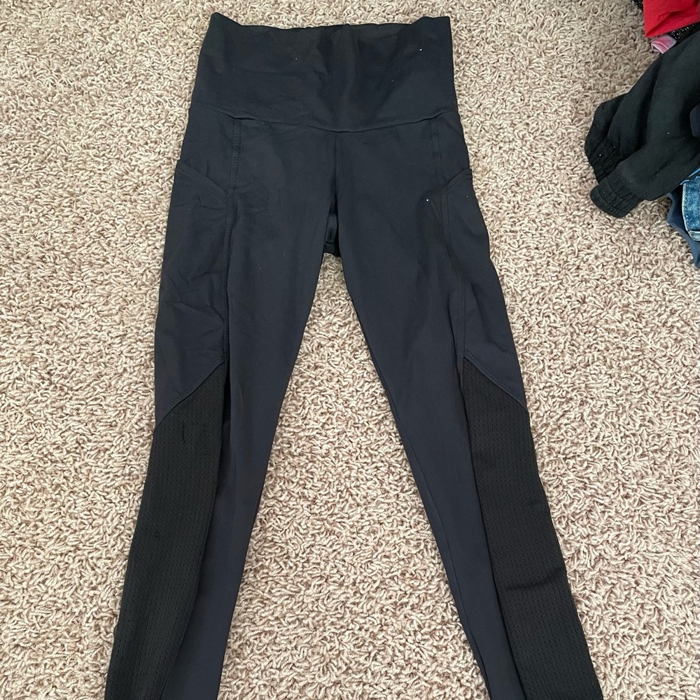 high waisted black leggings